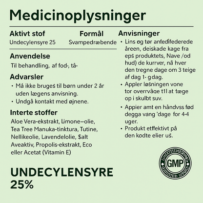Antifungalt serum fjerner svamp